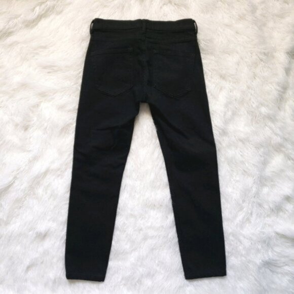 NWOT EVERLANE Mid-Rise Skinny Black Jeans Ankle Crop size 26Reg - Picture 11 of 15
